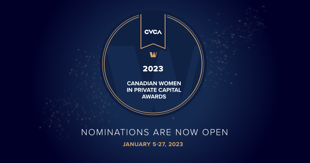 2023 Canadian Women in Private Capital Awards CVCA